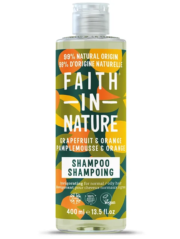 Faith In Nature Grapefruit & Orange šampūns, 400 ml