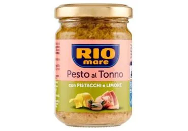 PESTO AR TUNCI, PISTĀCIJĀM UN CITRONU RIO MARE 130G