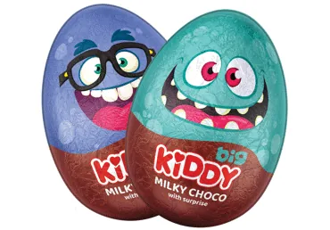 PIENA ŠOKOLĀDES OLA AR ROTAĻĻIETU KIDDY 110G