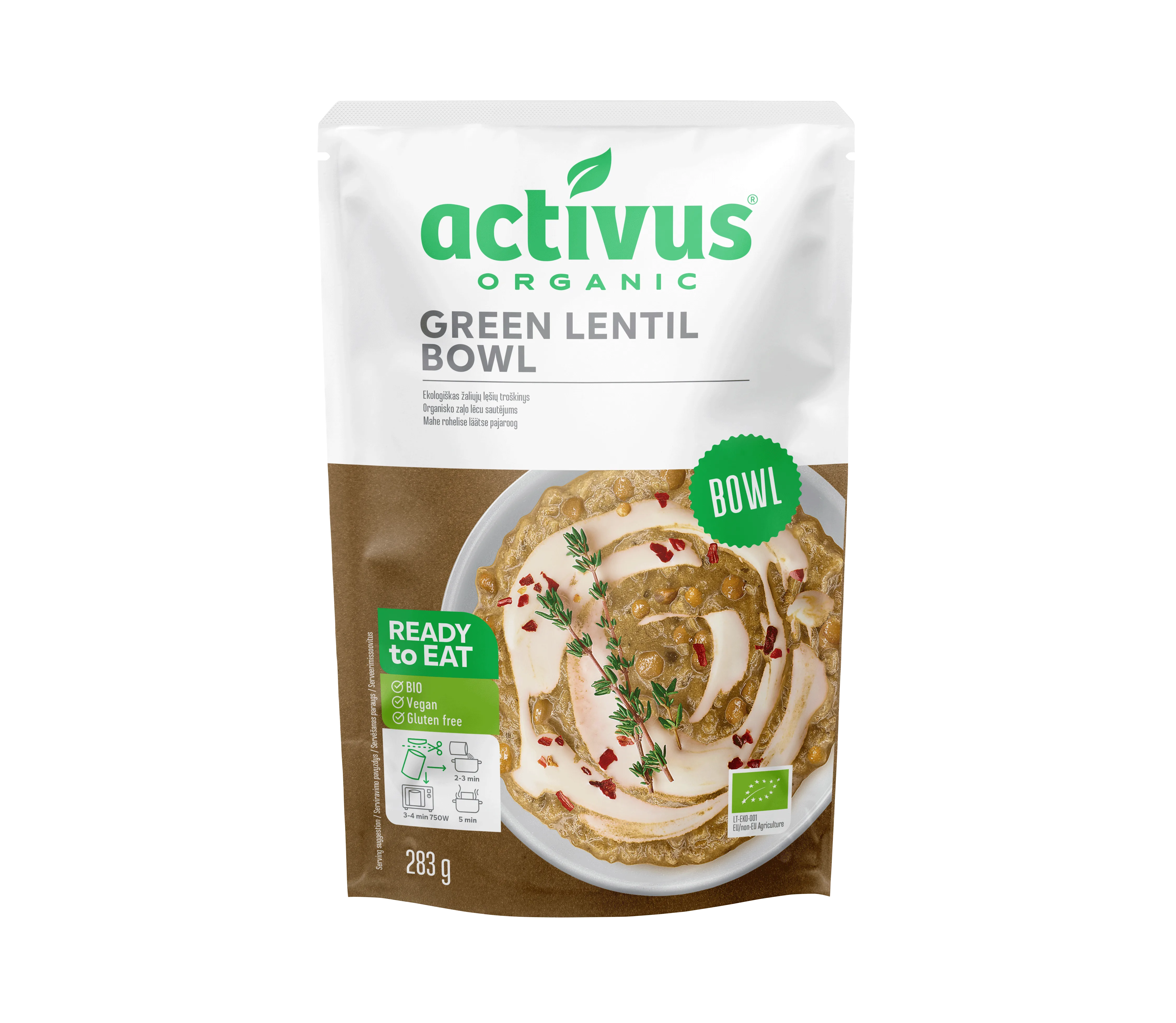 ZAĻO LĒCU BĻODA ACTIVUS BIO, 283G