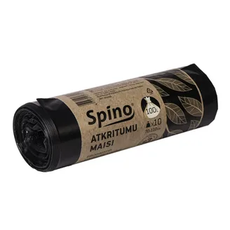 ATKR.MAISI SPINO 100L 10GAB 33MKR LDPE MELNI