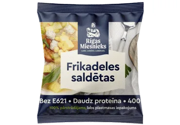 SALDĒTAS CŪKGAĻAS FRIKADELES RĪGAS MIESNIEKS 400G