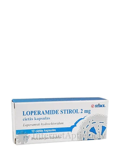 Loperamide stirol 2 mg, 12 tabletes