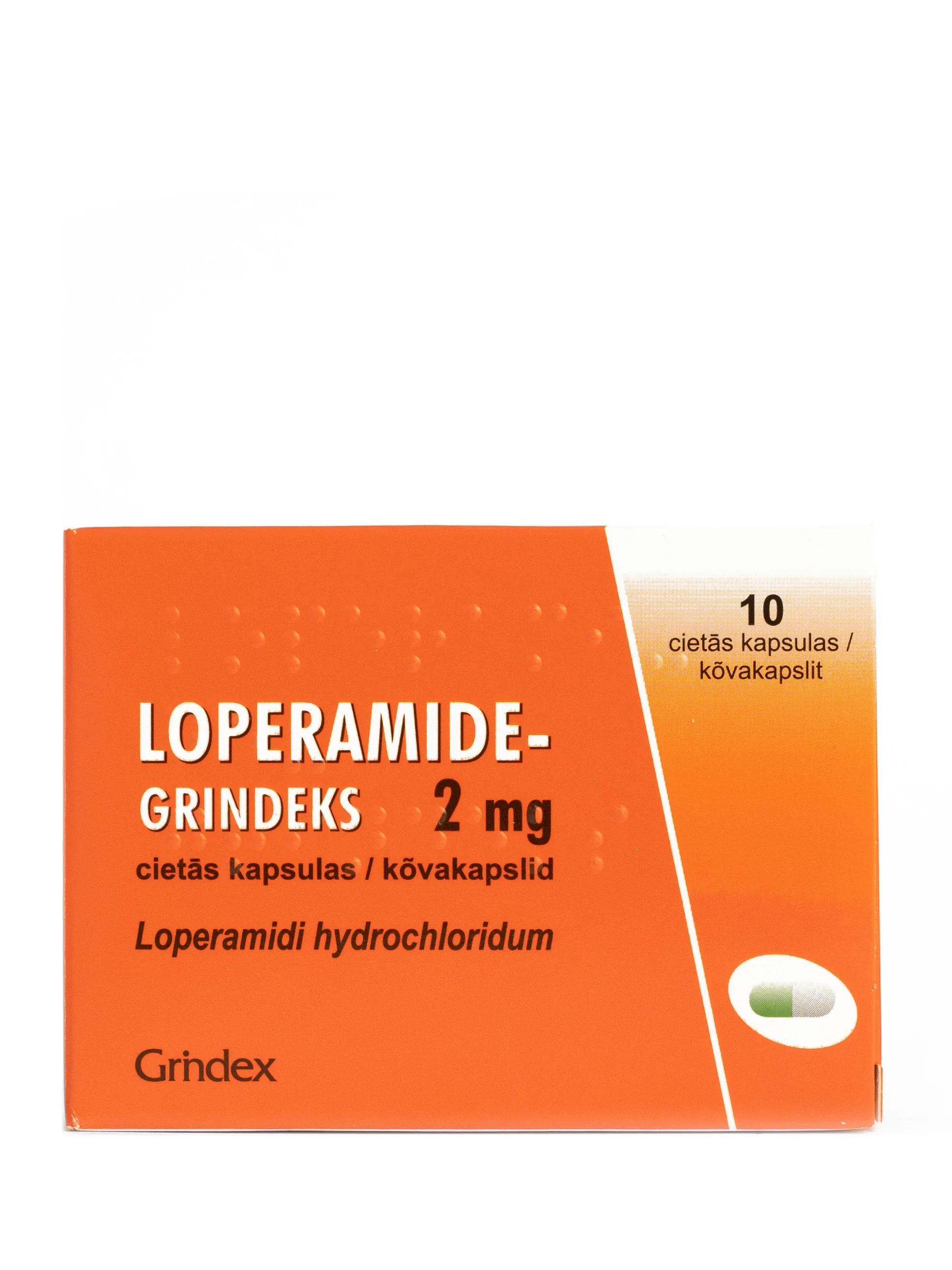 Loperamīds, 10 kapsulas