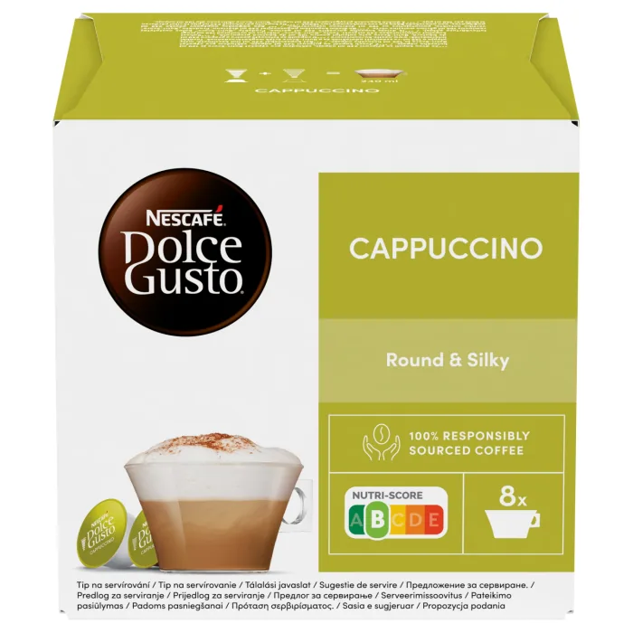 KAFIJAS KAPSULAS NESCAFE DOLCE GUSTO CAPPUCCINO 186,4G