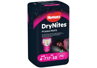 AUTIŅB.HUGGIES DRY N'GIRL 17-30KG 10GAB., 10 GAB.