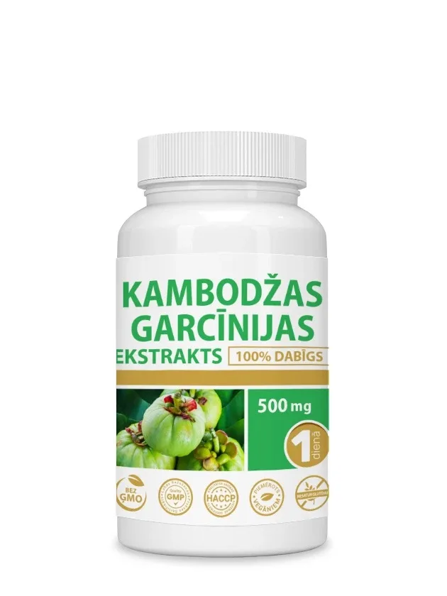 Kambodžas garcīnijas ekstrakts, 30 tabletes