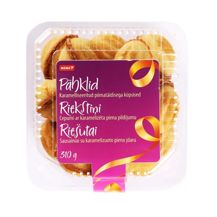 CEPUMI RIEKSTIŅI AR KARAMELIZĒTĀ PIENA PILDĪJUMU 310G