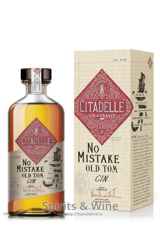 CITADELLE NO MISTAKE OLD TOM GIN