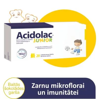 Acidolac Junior tabletes N20