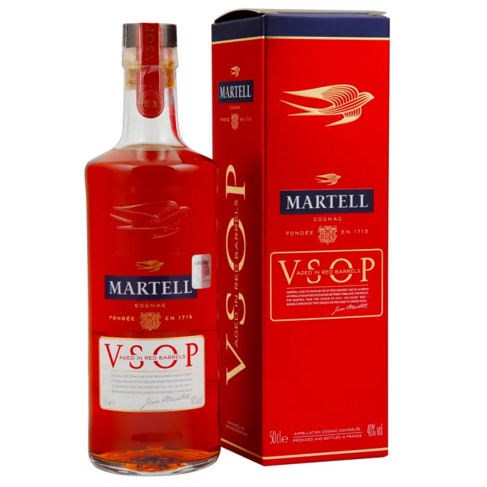 Коньяк Martell Red Barrels VSOP 40%, 0,5 л