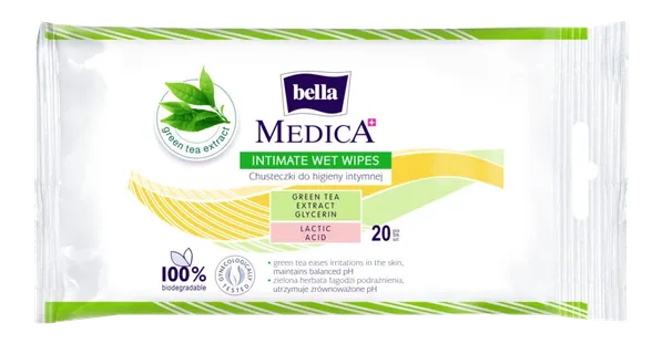 Bella Medica mitrās salvetes, 20 gab.
