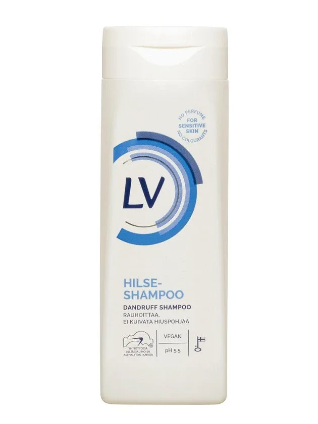LV pretblaugznu šampūns jūtīgai ādai, 250 ml