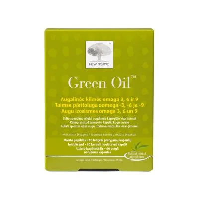 New nordic Green Oil augu izscelsmes kapsulas N60