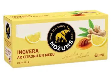 TĒJA MOŽUMS INGVERA UN CITRONU 20X2G