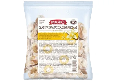 MAZĀS SAUSBARANCIŅAS MARIO AR VANILĪNU GLAZŪRĀ 250G