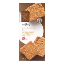 EKOLOĢISKI BEZGLUTĒNA AUZU CEPUMI SALLING GLUTENFRI AR KANĒLI 170G