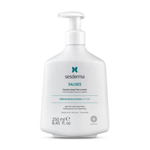 Sesderma Salises Foamy Soap-Free līdzeklis sejas mazgāšanai, 250 ml