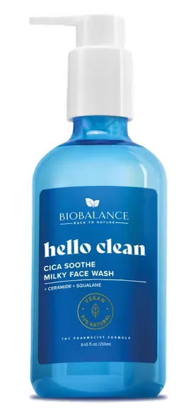 Biobalance Hello Clean Milky attīrošs līdzeklis, 250 ml
