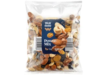 ROZĪŅU-RIEKSTU MAISĪJUMS POWER MIX WELL DONE 300G