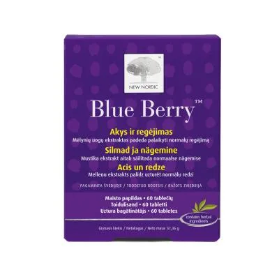 New nordic Blue Berry tabletes redzei N60