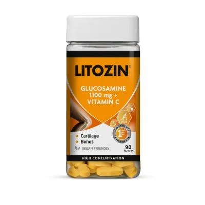 Litozin Glucosamine 1100 mg + vitamin C tabletes N90
