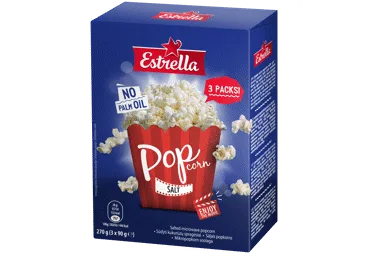 POPKORNS SĀĻAIS ESTRELLA 3X90G