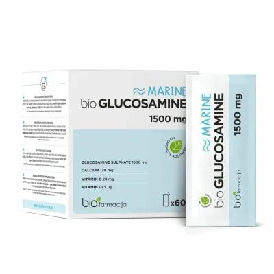 Biofarmacija glucosamine marine 1500 mg pulveris N60