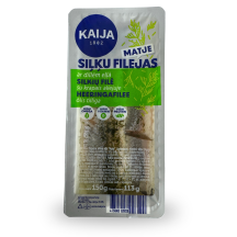 SIĻĶU FILEJAS EĻĻĀ MATJE KAIJA AR DILLĒM 150G/113G