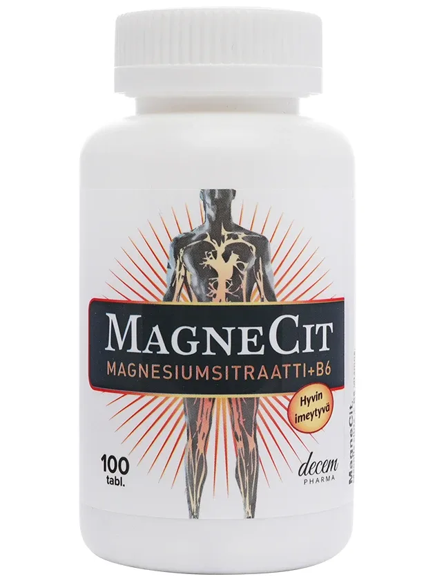 Magnecit magnija citrāts, 100 tabletes