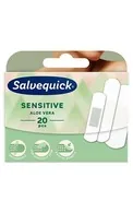 SALVEQUICK SENSITIVE ALOE VERA, 20 PLĀKSTERI