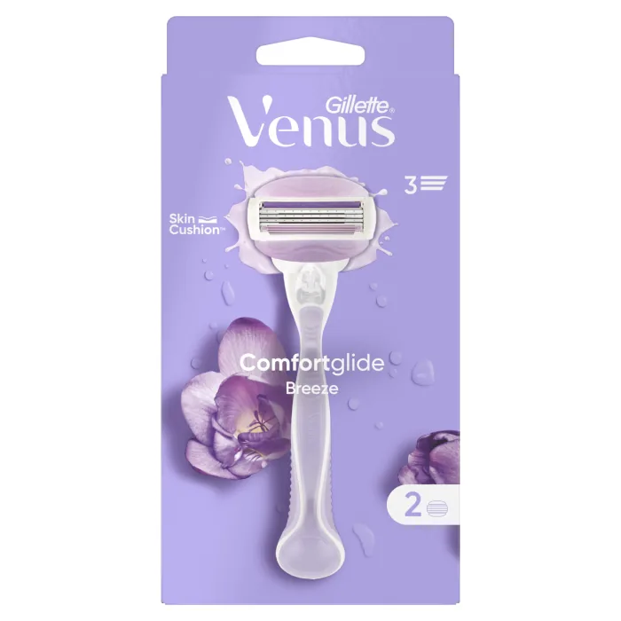 SKŪŠANĀS APARĀTS GILLETTE VENUS BREEZE + 2 KASETES