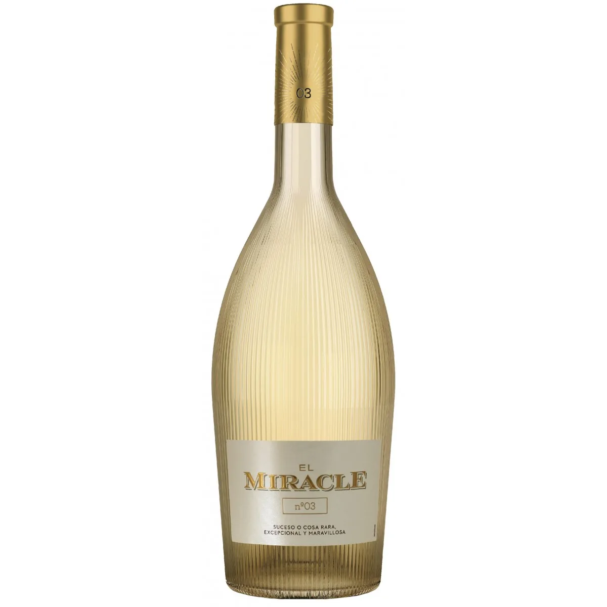 Baltvīns El Miracle Nr.3, macabeo moscatel, pussauss, 12%, 0,75 l