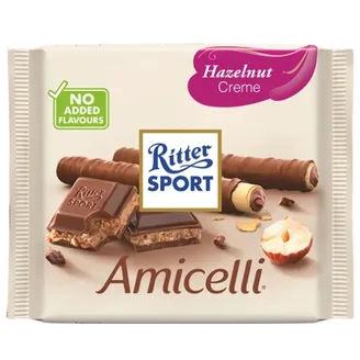PIENA ŠOKOLĀDE RITTER SPORT AMICELLI 100G