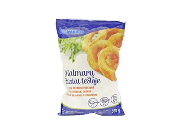 Kalmāra gredzeni panējumā Nowaco 500 g