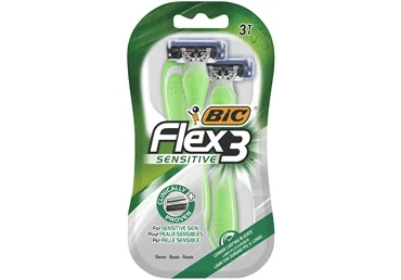 VIENREIZĒJIE SKUVEKĻI BIC FLEX 3 SENSITIVE VĪRIEŠIEM 3GB.