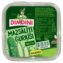 MAZSĀLĪTI GURĶĪŠI  ŠĶĒLĪTĒS 500 G