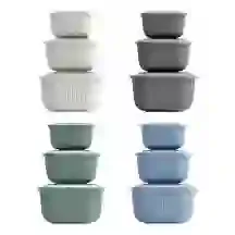 Uzgabāšanas trauku komplekts dunya 3 gab 600,1100,1800 ml AW26