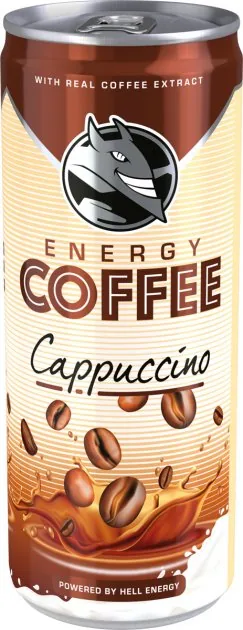 AUKSTĀ KAFIJA HELL ENERGY COFFEE CAPPUCCINO, 250ML