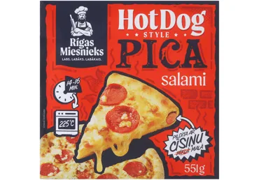 SALDĒTA HOTDOG STILA SALAMI PICA RĪGAS MIESNIEKS 551G