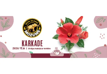 TĒJA MOŽUMS KARKADE 20PAC. 35G