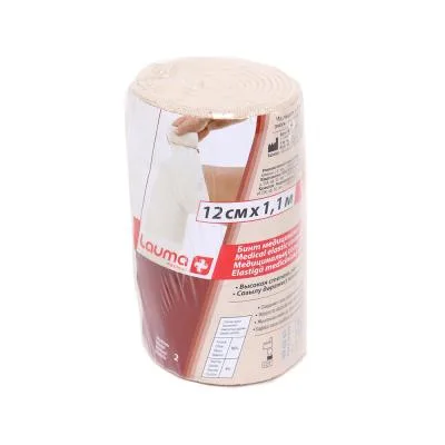 Lauma Medical elastīgā medicīniskā saite austa 12 cm X 1,1 m