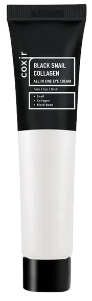 Coxir Black Snail Collagen all in one acu krēms, 30 ml