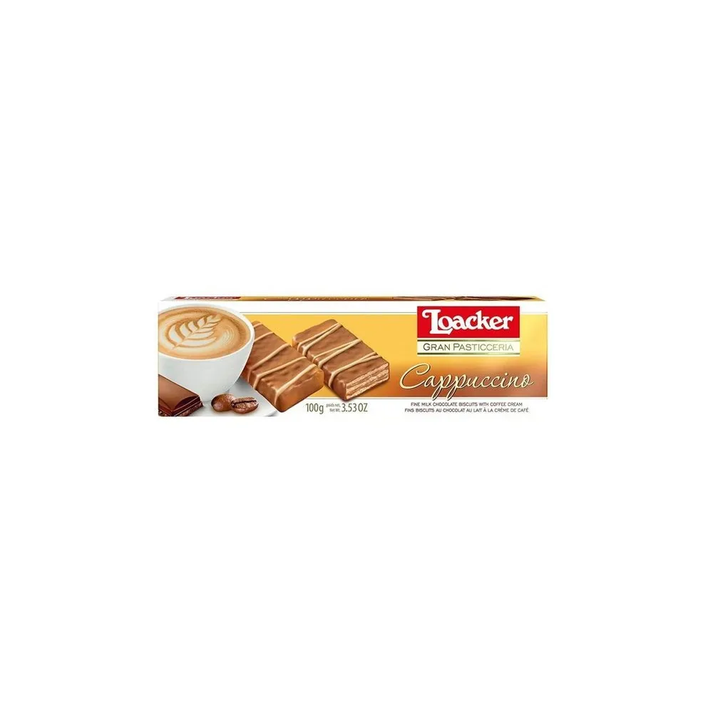 LOACKER PASTICCERIA CAPPUCCINO 100G X12