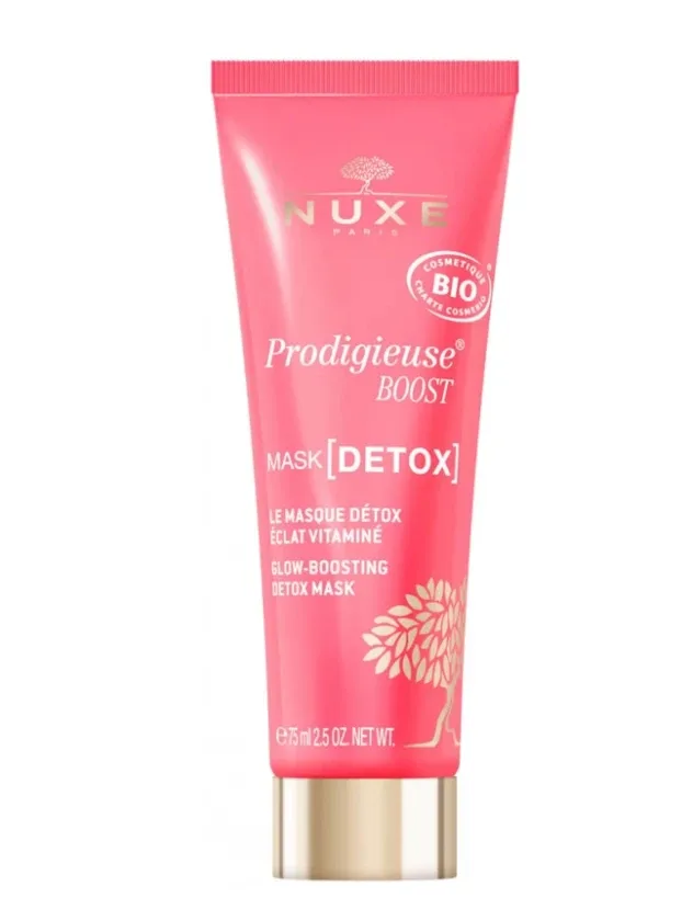 Nuxe Prodigieuse Boost mirdzumu uzlabojoša detox maska, 75 ml
