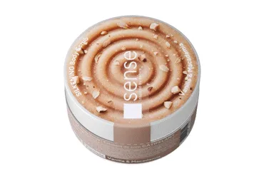 ĶERMEŅA SKRUBIS SENSE SILK VANILA&MACADAMIA 200ML