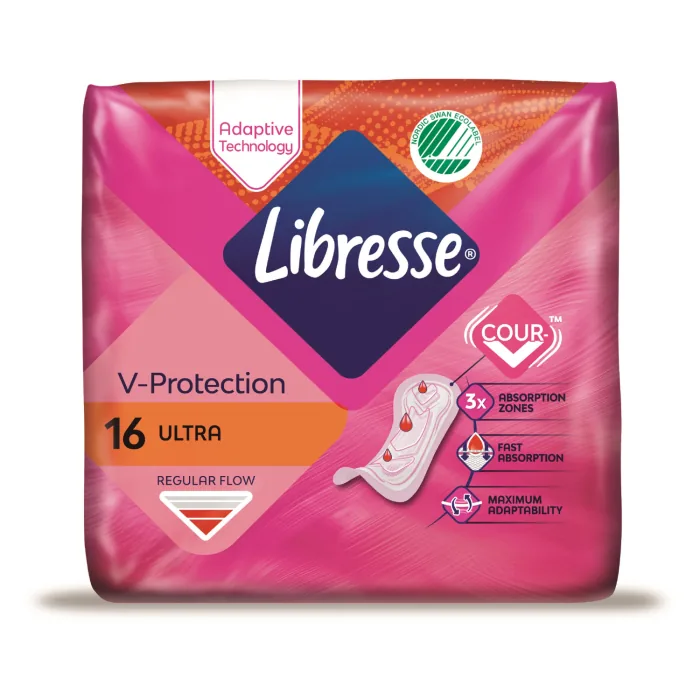 HIGIĒNISKĀS PAKETES LIBRESSE ULTRA NORMAL BEZ SPĀRNIŅIEM 16GAB.