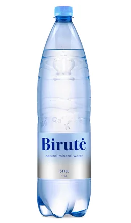 NATURĀLS MINERĀLŪDENS BIRUTE, NEGĀZĒTS, 1,5L (DEP)