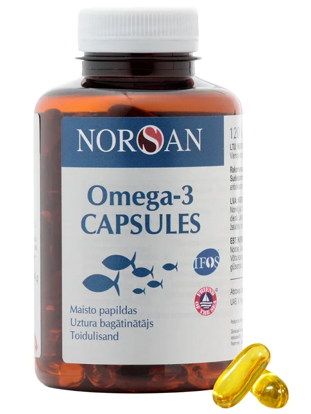 Norsan Omega-3, 120 kapsulas