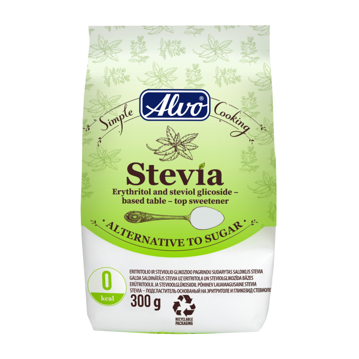 SALDINĀTĀJS ALVO STEVIA 300G